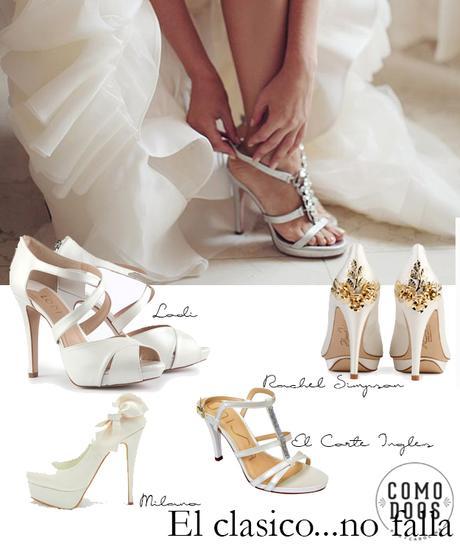Sobre tacones Zapatos clasicos novia