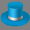Blue hat