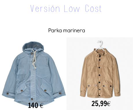 Versión Low Cost: Cazadoras para ellos