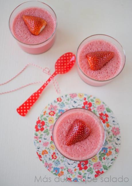 Mousse de fresa