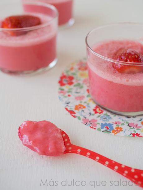 Mousse de fresa