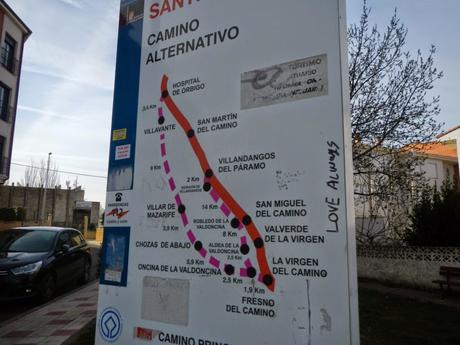 Camino de Santiago. De León a Hospital de Órbigo (Castilla y León)