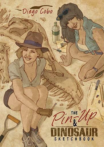 The Pin Up & Dinosaur Sketchbook de Diego Cobo