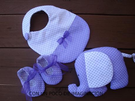 CONJUNTO BEBE EN LAVANDA......