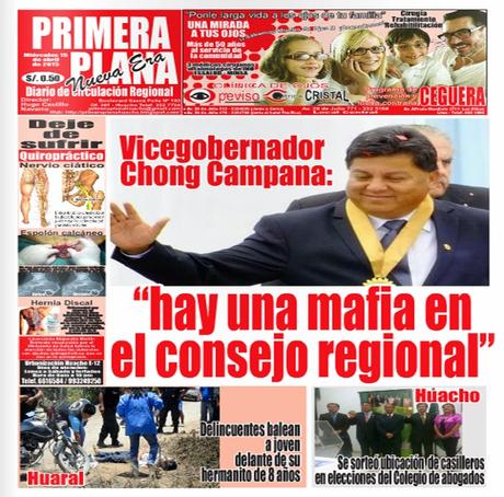 VICE GOBERNADOR DE LIMA  ACLARA QUE NUNCA HABLÓ DEL CONSEJO REGIONAL…