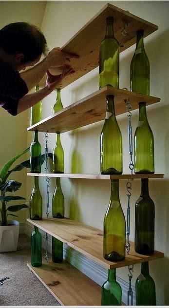 Miércoles de inspiración ♥ Reciclando botellas de cristal