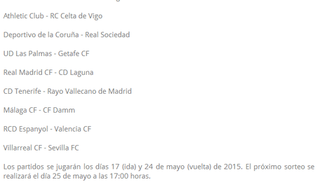 Sortada la Copa de Campeones de División de Honor Juvenil  y Copa de SM el Rey