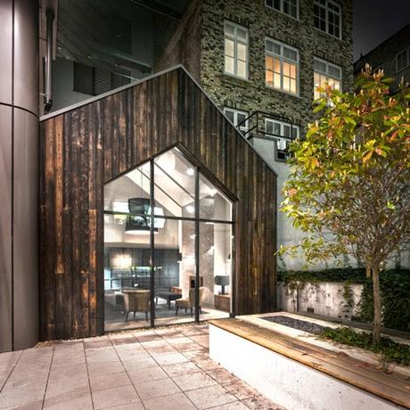 Residencia juvenil en Londres diseñada para disfrutar de las estancias comunes.