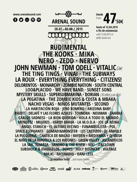 arenal sound 2015 cartel