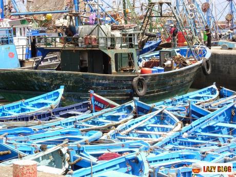 Puerto de Essaouira en Marruecos