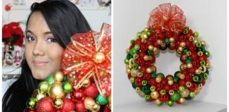 Una corona navideña diferente Tips para la mudanza (Inspiración)