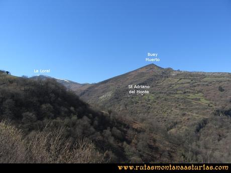 Ruta Linares, La Loral, Buey Muerto, Cuevallagar: Desde La Condesa, vista de La Loral y Santo Adriano del Monte
