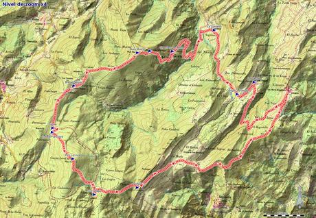 Mapa ruta Linares, Buey Muerto y La Loral