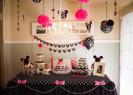 Minnie Mouse Birthday Invitations & Party Ideas Decor.