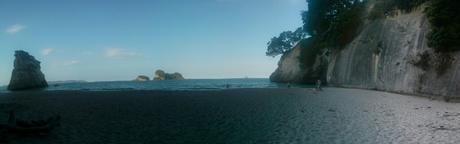Panorámica de Cathedral Cove