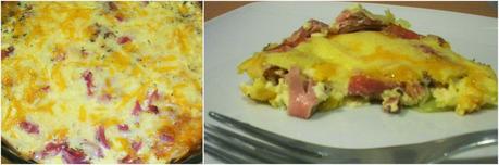 Quiche de patatas y jamón