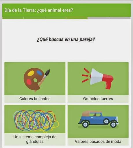 Google celebra el Día Mundial de la Tierra con un divertido juego de preguntas.