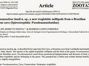 Nueva especie diplópodo descubierta Brasil