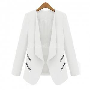 White jacket and pink stilettos white jacket