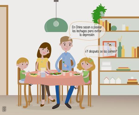 CUENTO SUCULENTO para que los niños coman ensalada