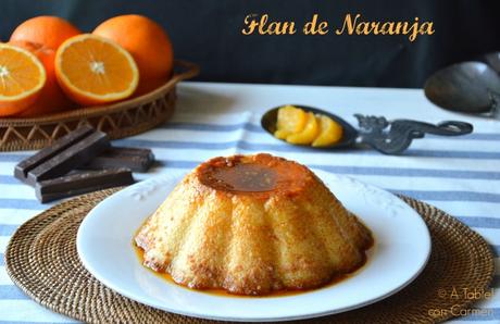 Flan de Naranja