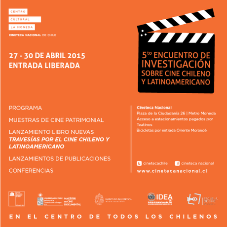 5to Encuentro de Investigación sobre cine chileno y latinoamericano en la @CinetecaChile