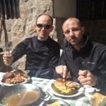 Ruta MTB: Subida a la Nava por las Zetas de la Pedriza Jose Pablo y Javi en Canto Cochino