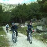 Ruta MTB: Subida a la Nava por las Zetas de la Pedriza Jorge y Javi en Las Losillas