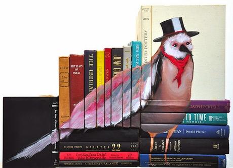 Arte con libros. Día del libro