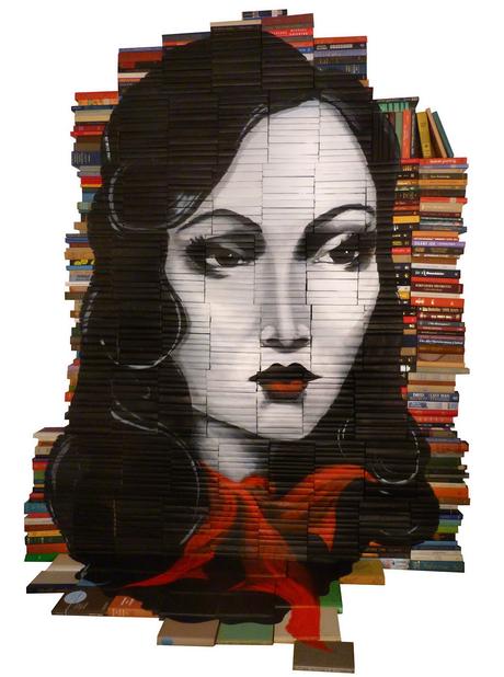 Arte con libros. Día del libro