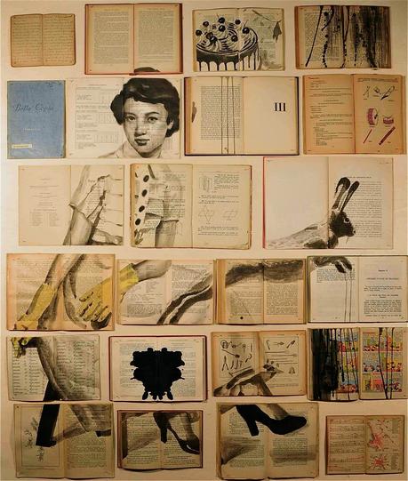 Arte con libros. Día del libro