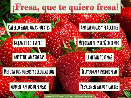 FRESA, QUE TE QUIERO FRESA