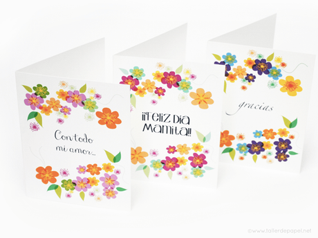 Celebrando con Creatividad! Tarjetas para el Día de la Madre. 3 Diseños de tarjetas para imprimir y regalar. 