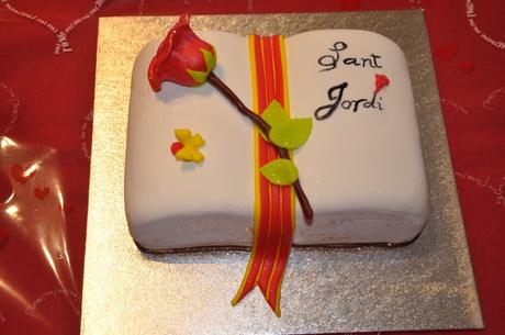 Tarta Libro Sant Jordi