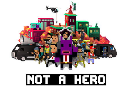 De los creadores de OlliOlli llegan los píxeles brutales de Not a Hero. Disponible demo