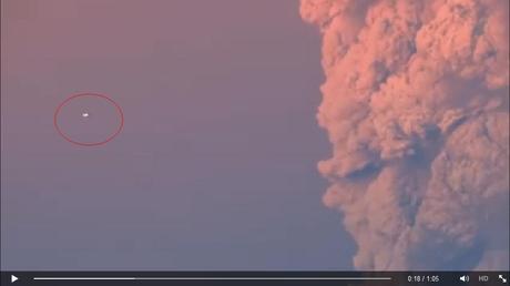 El caso de los ovnis en volcan Calbuco en Chile