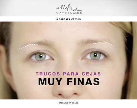 CEJAS MUY FINAS (BROW SATIN). MAYBELLINE NY & BÁRBARA CRESPO