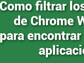 Como filtrar búsquedas Chrome Store