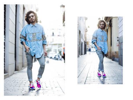 glamournarcotico_fire_meets_gasoline_asos_shirt_h&m_skinny_jeans_mouet_sunglasses_Nike_Roshe_Run_Hypercolour_Biker_Street-Style_Menswear_Charlie-Cole_spain (26)