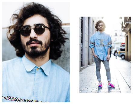 glamournarcotico_fire_meets_gasoline_asos_shirt_h&m_skinny_jeans_mouet_sunglasses_Nike_Roshe_Run_Hypercolour_Biker_Street-Style_Menswear_Charlie-Cole_spain (1)