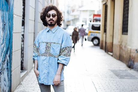glamournarcotico_fire_meets_gasoline_asos_shirt_h&m_skinny_jeans_mouet_sunglasses_Nike_Roshe_Run_Hypercolour_Biker_Street-Style_Menswear_Charlie-Cole_spain (5)