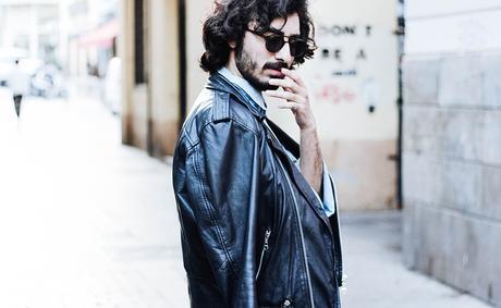 glamournarcotico_fire_meets_gasoline_asos_shirt_h&m_skinny_jeans_mouet_sunglasses_Nike_Roshe_Run_Hypercolour_Biker_Street-Style_Menswear_Charlie-Cole_spain (21)