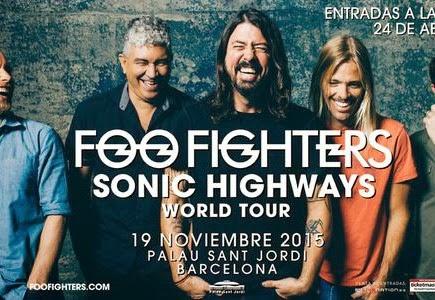 Foo Fighters en concierto en Barcelona el 19 de Noviembre