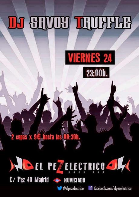 Pinchada primaveral festiva de Dj Savoy Truffle en el Pez Eléctrico.