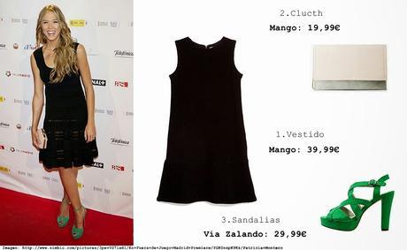 Patricia Montero looks de negro