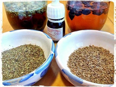 Jarabe para la tos y dolor de garganta