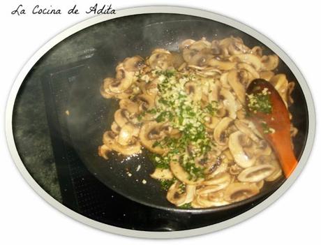Champiñón al ajillo ( dieta)