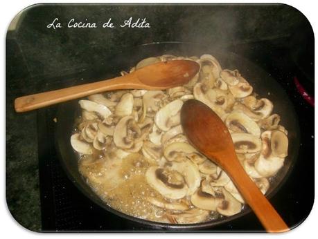 Champiñón al ajillo ( dieta)