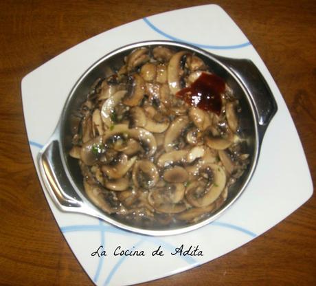 Champiñón al ajillo ( dieta)