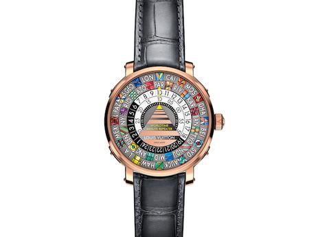 La alta relojería de las marcas de moda de lujo para el 2015 reloj Louis Vuitton Escale Minute
